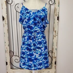 Greylin silk ruffled dress size XS